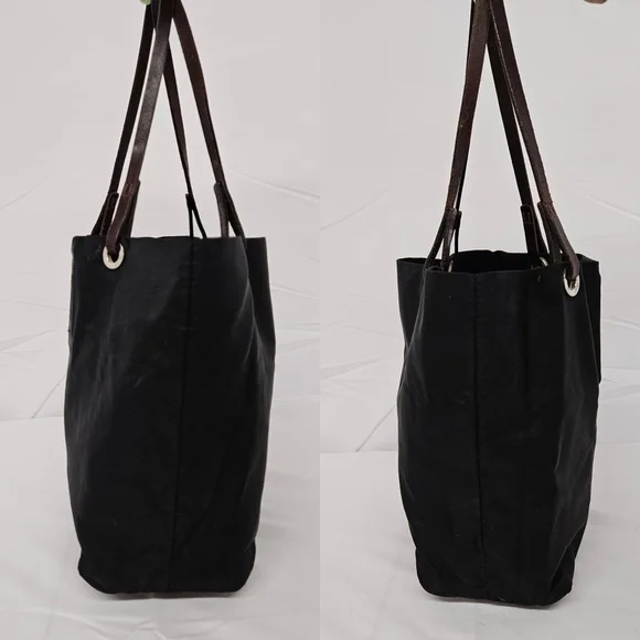 Fendi Vintage Zucca Tote Bag In Black Nylon And Leather Monogram - Picture 3 of 16